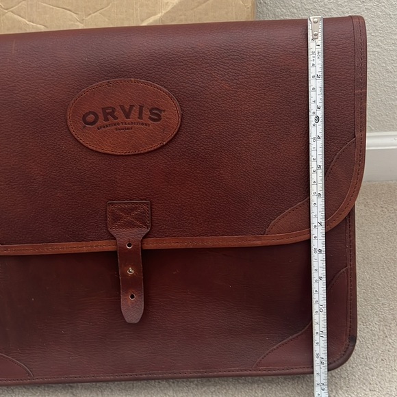 Vintage Orvis Leather Briefcase - Picture 12 of 14